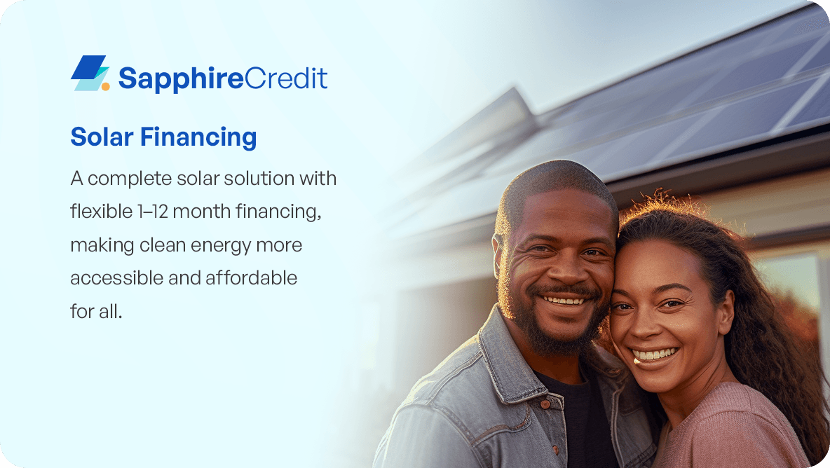 Sapphire solar finance product